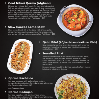 afghani-restaurants-sydney-kabul-house-restaurant-jewelled-pilaf-bella-vista-nsw