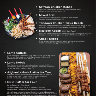 Dinner Kebab Good Restaurants in Bella Vista NSW Baulkham Hills Sydney Zacs Great Food
